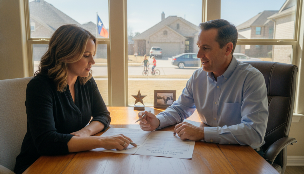 DFW small business owner reviewing general liability vs business owner's policy DFW coverage options with a local insurance agent
